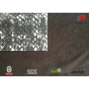Durable Polar Fleece TPU Coated Fabric Poly Spandex Clothing Materials