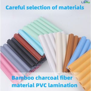 Slat Interiored Nano PVC Wood Effect Indoor Fluted Wall Panel for Wall