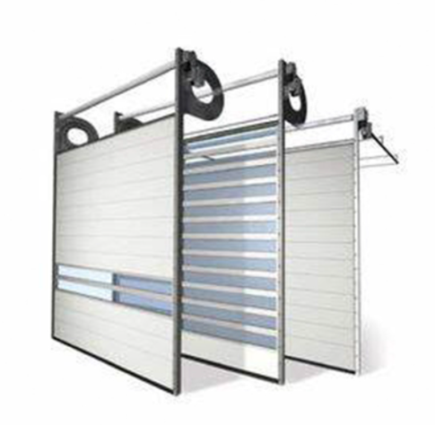 Sturdy Simple Fast Rolling Door Hard Material High Air Permeability Aluminum