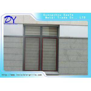 Openable Invisible Decorative Security Grilles Nylon Coating