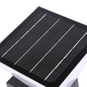 20W Square Deck to Dawn Solar Powered Wall Lights Upgraded Solar Fence Lamp