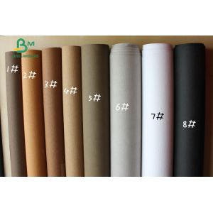 0.55MM / 0.3MM Double Side Smooth Kraft Paper Roll Washable Black