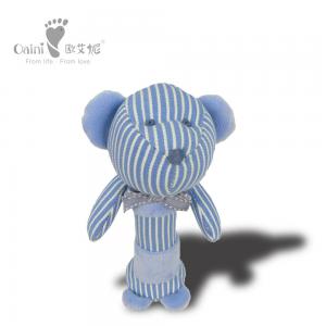Wholesale 18cm Baby Soft Educational Toys Huggable Loveable Rattle Bear Plush Toy from china suppliers
