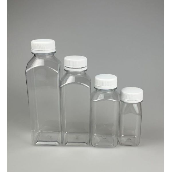 150ml 250ml 300ml 500ml Empty Plastic Screw Top Bottles customizabale