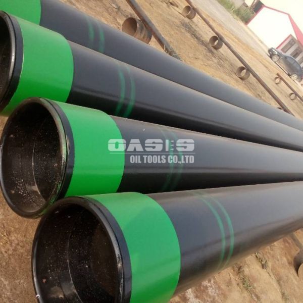 Painted Surface Steel Well Casing Pipe Non - Alloy With BTC Thread Type