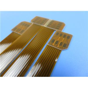 Single Sided Flexible PCB Strips with Polyimide Stiffener