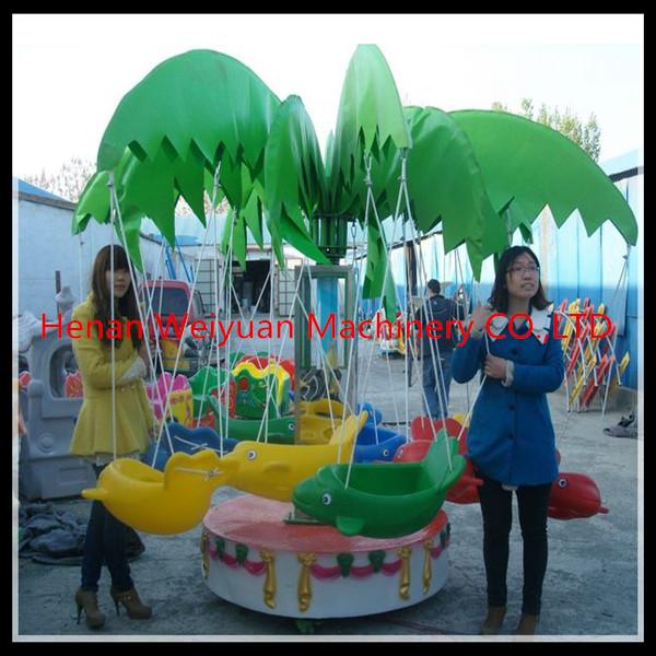 Quality Rotating Flying Fish kiddie ride for 12 kids for amusement park for sale