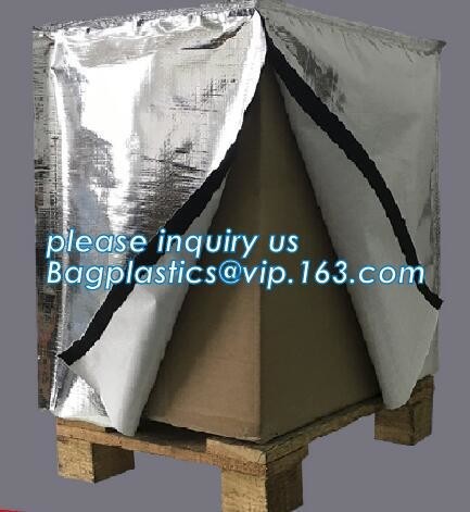 Reflective Bubble Foil Blanket for pallet cover, Thermal insulated pallet cover