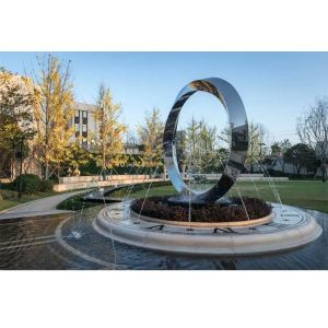 China Pool Decorative Garden Wall Sculptures Metal Contemporary Yard Sculptures on sale
