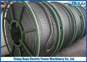 Wholesale Overhead Cable Stringing 28mm Pilot Wire / Pilot Rope Galvanized Steel Wire Rope from china suppliers