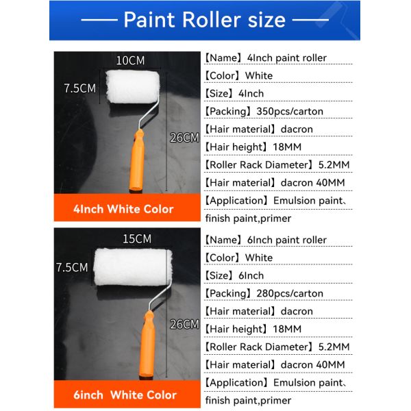 Custom Flower Wall Decoration Soft Rubber Wall Pattern Design Paint Roller Brush
