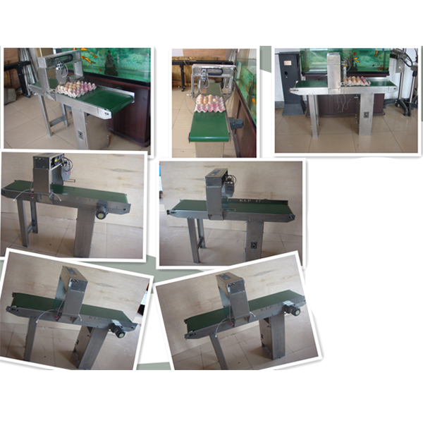 Quality KP-17A automatic egg inkjet printer with conveyor for sale