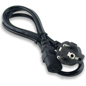 IEC C5 2 Prong Laptop Power Cord VDE european plug extension lead