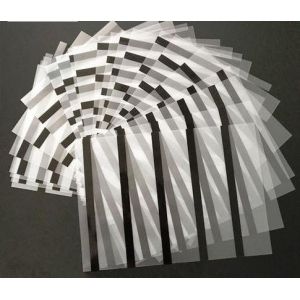 Peelable 300oe 5 Lines Magnetic Stripe Coated Overlay