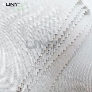 Natural Polyester Necktie Woven Interlining Fusible Adhesive Interlining