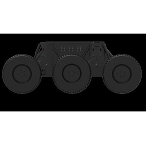 6x6 Differential Wheeled Robot Chassis Ip67 500kg Max Load