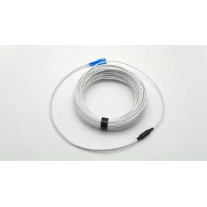 FTTH SM G657A2 SC/APC-SC/APC 2 Core Fibre Drop Patch Cable White 30M
