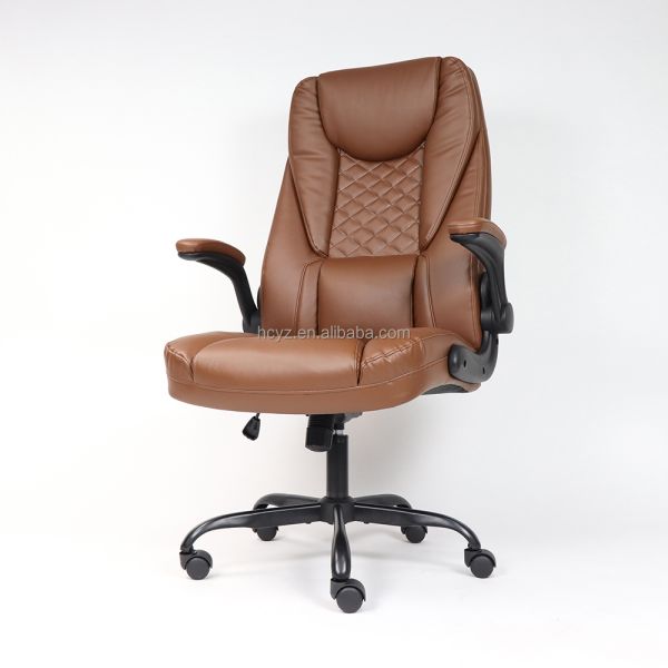 Comfortable PU Leather Swivel Executive Chair for Office Furniture Manufacture Manager