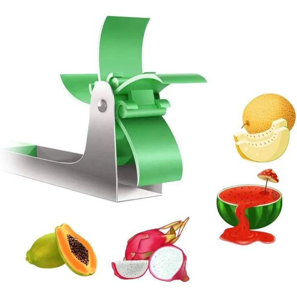 Efficiently Cut Watermelon with Windmill Design Salad Fruit Cutter Slicer 33*7*3.5 cm