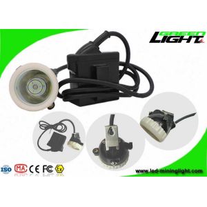 IP67 Led Mining Cap Lights , Rechargeable Underground Safety Headlamps 10000lux