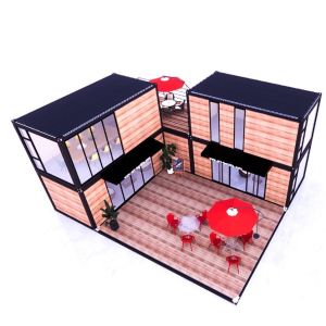 China Modern Design 20 Foot Extendable Flat Pack Modular Home Prefab Sandwich Panel Shipping 3 Bedroom Container House for Hotel on sale