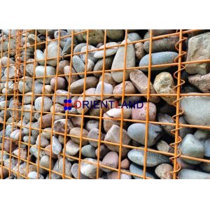 PVC coated Welded Mesh Gabion Baskets Feature Wall 50cm Hight