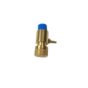 1"-20Teeth Left-hand thread Upper Solid Brass Oxygen Regulator Tank Valve N.W.