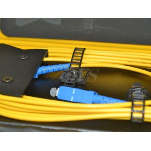 Water Resistant Fiber Optic Terminal Boxs , SC-SC OTDR Plastic Launch Cable Box