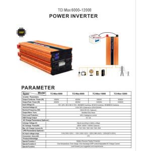 GKD solar grid tie inverter 10KW for solar system brand new high efficiency