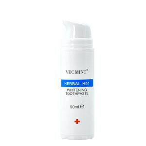 China 50ml VECMINT Herbal H01 Whitening Toothpaste: Natural Herbal Ingredients for Effective Whitening on sale