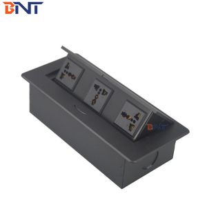 multiple function universal electrical plug socket for meeting table