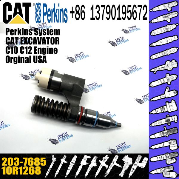 Engine C-10 C-12 CPT372 Fuel Injector 203-7685 2037685 10R-1268 10R1268 For CAT EXCAVATOR 345B II 345B II MH 365B 365B I