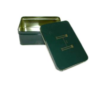 Recyclable Colorful Gift Tin Can Square Shape Non Toxic Food Grade Material