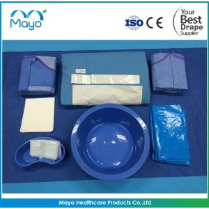 Wholesale 2023 CE&amp;ISO13485 Medical supplies disposable Caesarean Section drape set from china suppliers