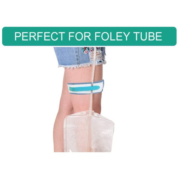 5cm FDA Reusable Silicone Foley Catheter Leg Bag Straps