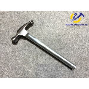 16OZ Size Forged Carbon Steel Materials Claw Hammer with chrome plated surface