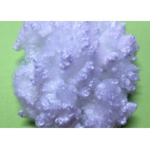 High Elasticity Polyester Hollowfibre , 6D X 64mm Hollow Conjugated Fiber
