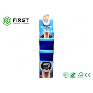 Wholesale CMYK Printing foldable Corrugated Cardboard Display Stand With Custom Color Print from china suppliers