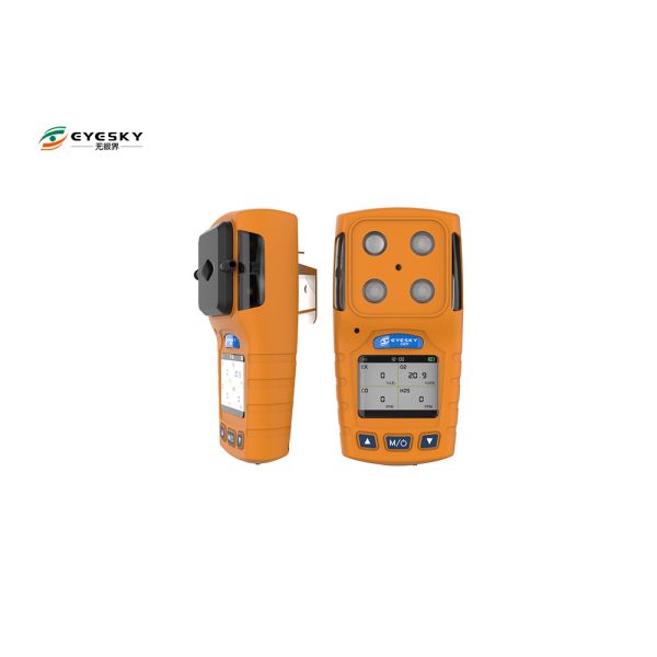 Diffusion Type Portable Multi Gas Detector PC TPU Material Low / High Alarm