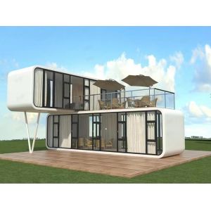 Combination Style And Comfort Prefabricated Bungalow Apple Cabin House
