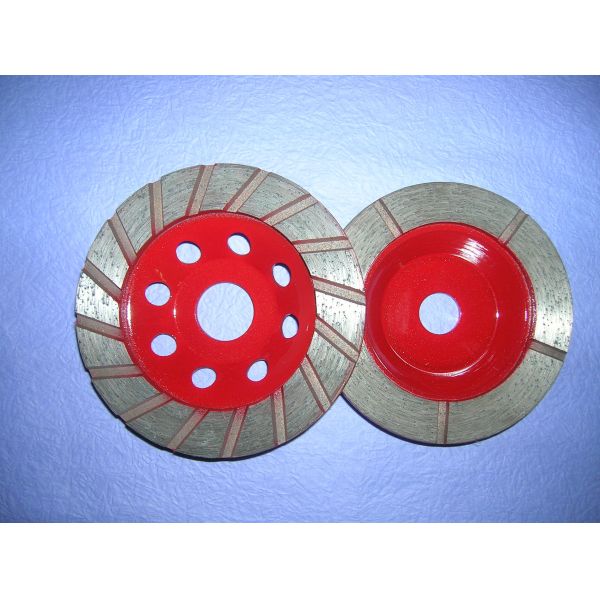 Durable Grinding Stone Wheel / Angle Grinder Sintered Segment Cup Wheel For Granite