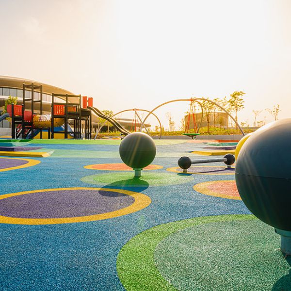 Quality ITF Moisture Proof EPDM Running Track Playground Surface Colorful for sale