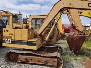 China                  7 Ton Mini Crawler Excavator, Preowned Caterpillar E70 Mini Track Excavator for Sale              on sale