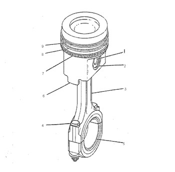 160-6600 Engine 8N0822 Ring Group Piston Cylinder Liner 1606600 Piston Ring 8N