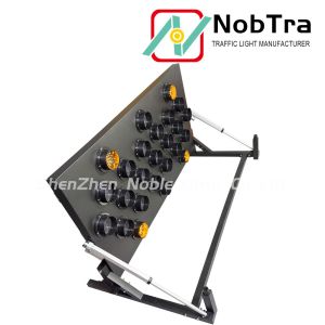 30M Wireless Control LED Rectangle Light Arrow Boards Solar Battery Powered