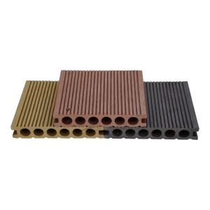 China Modern Outdoor WPC Decking Scratch-Resistant Composite Decking for Garden Terraces Paths Waterproof Anti-Slip Smooth Brushed on sale