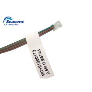 High Precision Optical Fiber Array , 24 CH V Groove Fiber Array Low Insertion