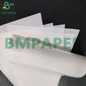 40g White Greaseproof MG Kraft Paper Silicone Oil Coated Paper for Sugar Packing