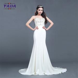 Wholesale Sweetheart satin handmade embroidery beaded dresses color elegant wedding bride dress from china suppliers