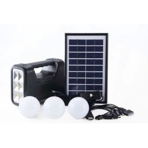 Hot-seeling in Africa rechargeable New energy 4W DIY solar home lighting kits